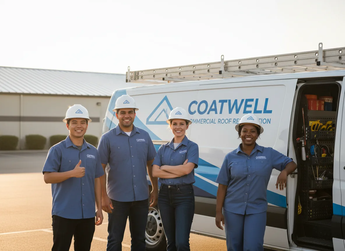 Commercial roof coating company in Redvale, CO